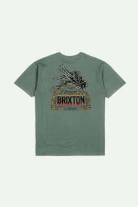 BRIXTON // Raven SS Tee LAUREL WREATH