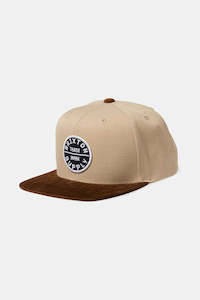 BRIXTON // Oath III Snapback KHAKI/SEPIA