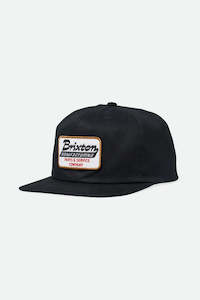 Clothing: BRIXTON // Township NP HP Snapback BLACK