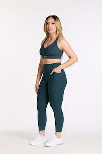 STAPLE W/ POCKET 7/8 LEGGINGS JADE