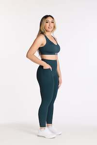 Clothing: STAPLE W/ POCKET FULL LENGTH LEGGINGS JADE