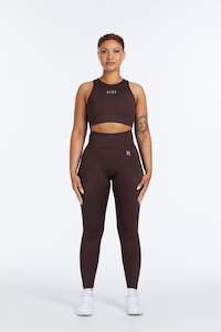 Hybrid Full Length Leggings Espresso