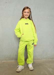 Tamariki Hoodie Lime