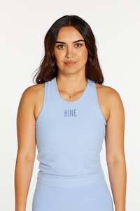 Clothing: RIB RACERBACK SINGLET SKY BLUE