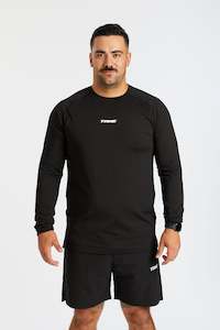 Clothing: TANE LONG SLEEVE TRAINING TOP ONYX