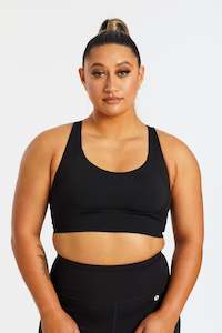 Curved Built-in Sports Bra Onyx