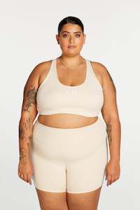 SPORTY BRA BEIGE