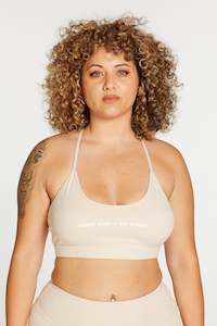 THIN RACER BRA BEIGE