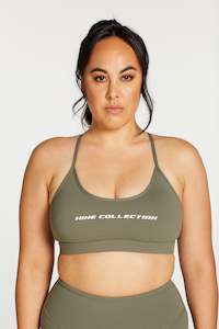 THIN RACER BRA SAGE