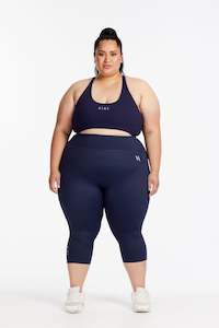 Clothing: HYBRID 3/4 LEGGINGS NAVY