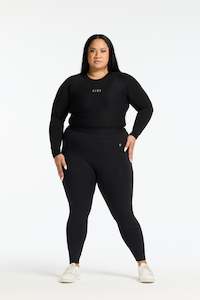 Movement W/ No Front Seam Full Length Leggings Onyx