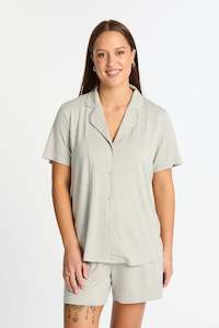 HINE SLEEP TOP GREY MARLE