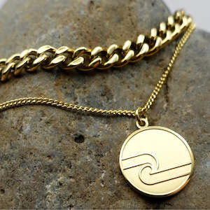 Tino Rangatiratanga: Tino Two Chains Necklace - Gold