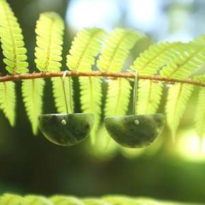 Pounamu Taonga: Pounamu - Tamatea Āio Earrings