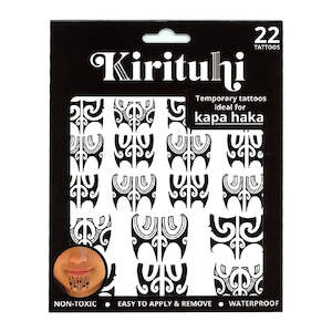 Maori Tattoo Chin NZ 22pc 4 styles