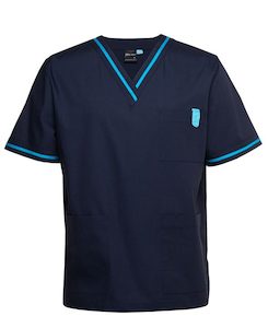 Contrast Scrubs Top (4SCT)