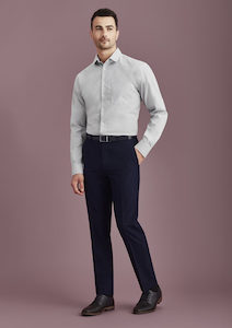 Mens Slim Fit Flat Front Pant – Stout (70716)