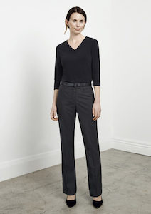 Ladies Classic Flat Front Pant (BS29320)