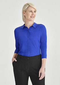 Womens Dahlia 3/4 Sleeve Blouse (RB366LT)