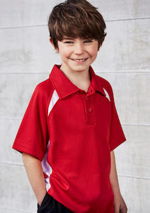 Clothing wholesaling: Kids Splice Polo (P7700B)