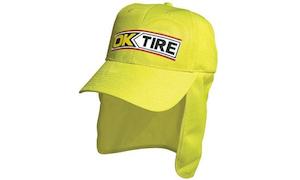 Clothing wholesaling: Luminescent Safety Cap with Flap (3023)