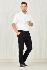 Mens Comfort Waist Flat Front Pant (CL958ML)