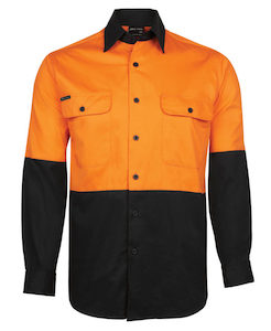 Clothing wholesaling: Hi Vis L/S 150G Shirt (6HWSL)