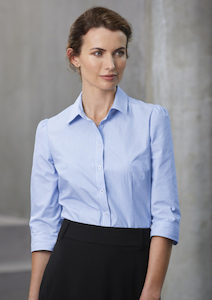 Ladies Euro 3/4 Sleeve Shirt (S812LT)