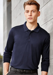 Action Mens Long Sleeve Polo (P206ML)