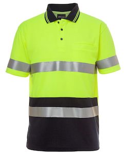 Hi Vis S/S (D+N) Traditional Polo (6HVST)