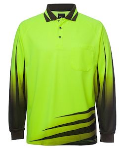 Hi Vis L/S Rippa Sub Polo (6HVRL)