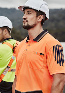 Mens Hi Vis Flux S/S Polo (ZH315)