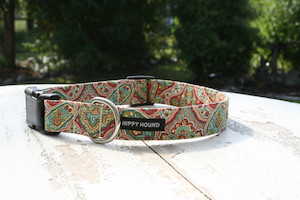 Bright Paisley Collar hippy-hound