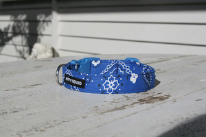 Blue Western Bandana hippy-hound