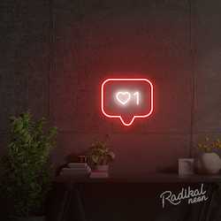 Neon sign: "I like this" Insta-like Neon Sign