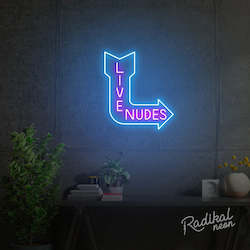 Live Nudes Neon Sign