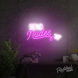 Neon sign: Send Nudes Neon Sign