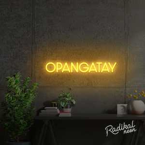 "Opangatay" Boy Meets World Neon Sign