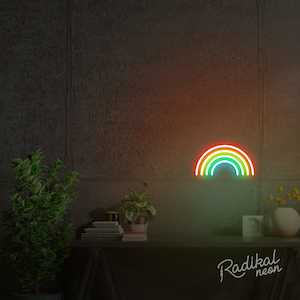 Rainbow Neon Sign