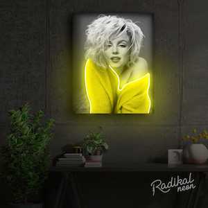 "Bombshell" Marilyn Monroe Neon Sign