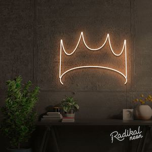 "Royalty Only" Crown Neon Sign