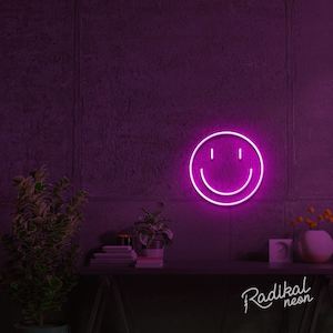 Smiley Face Neon Sign