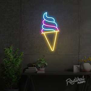 "Mr. Whippy" Ice Cream Neon Sign