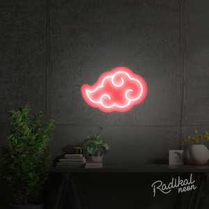 "Akatsuki" Naruto Cloud Neon Sign