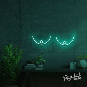 boobs LED Neon Sign