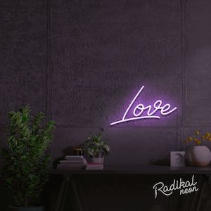 Neon sign: Big Love LED Neon Sign