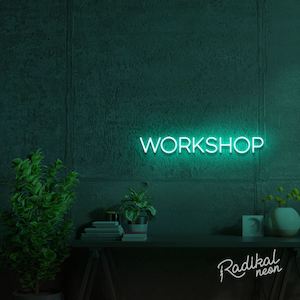 Neon sign: Workshop Neon Sign