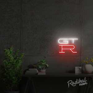 GT-R Car Logo Neon Sign