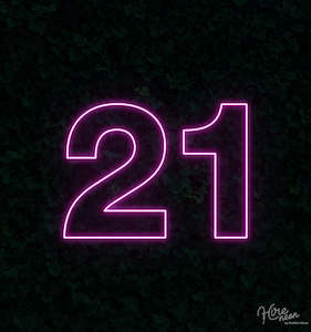 Neon sign: Hire | Twenty-One