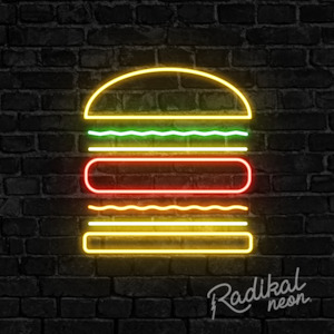 Neon sign: Big Burger Neon Sign